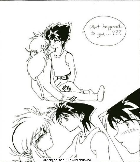 Benzi desenate ku Kurama si Hiei - Anime King - Yu Yu Hakusho
