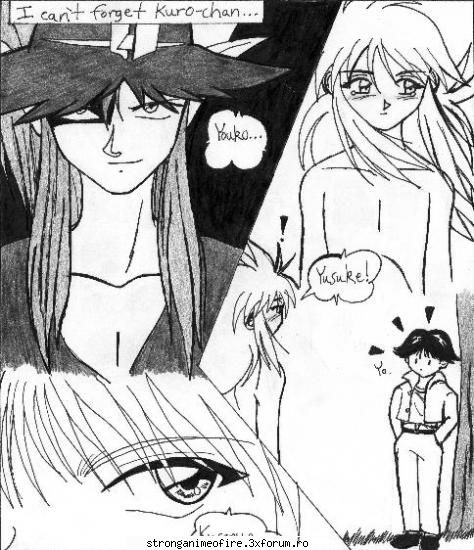 Benzi desenate ku Kurama si Hiei - Anime King - Yu Yu Hakusho