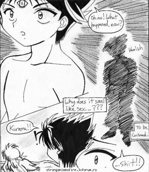 Benzi desenate ku Kurama si Hiei - Anime King - Yu Yu Hakusho