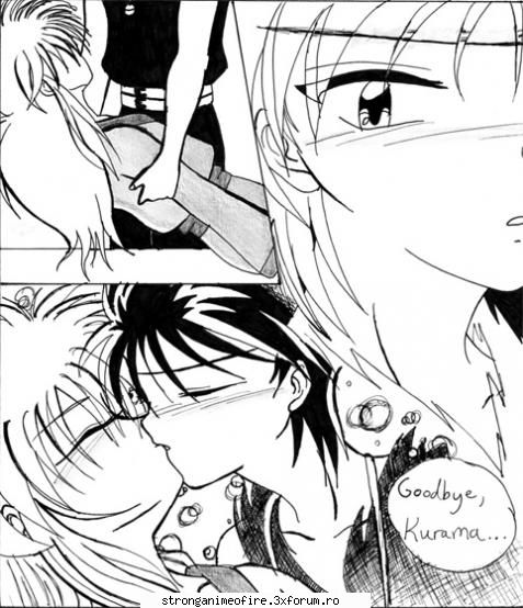 Benzi desenate ku Kurama si Hiei - Anime King - Yu Yu Hakusho