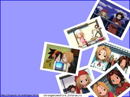 pozeeee!!!!!!! - pink - Shaman King